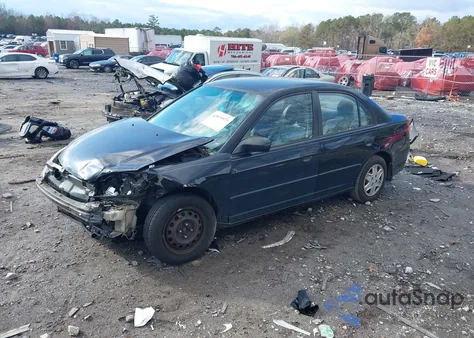 2005 Honda Civic Vp z USA, uszkodzony, nr VIN 1HGES16315L025343